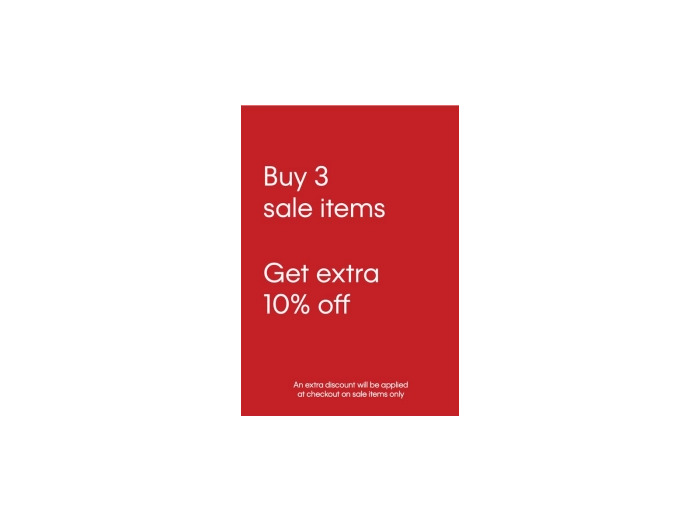 Sale: Extra 10% on all sale items