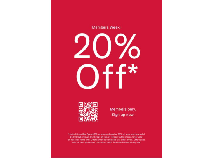 Members Week: Get Extra 20% OFF when spend €50
