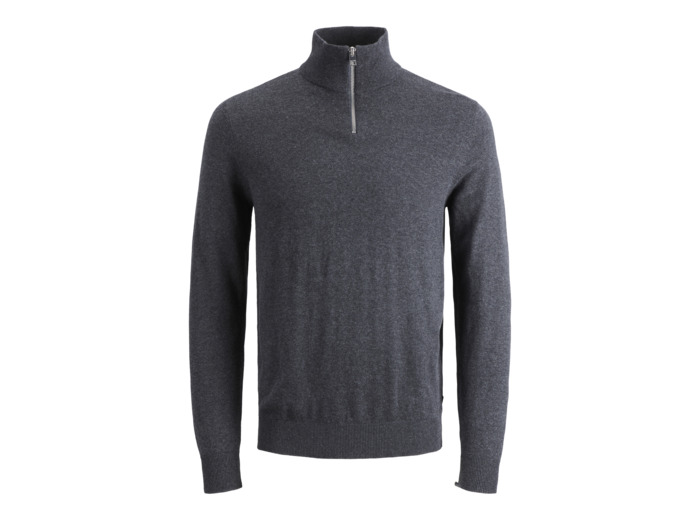 Knit with zipper