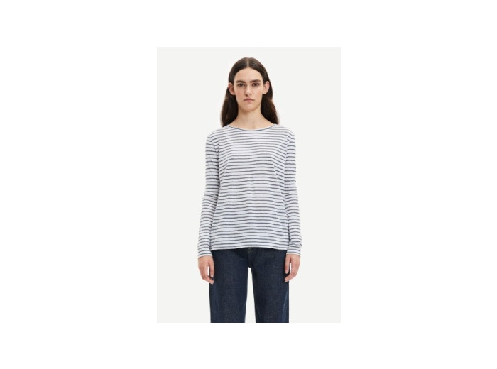 SAMSØE SAMSØE Nobel Stripe LS Tee