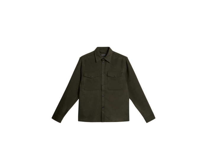 Flat Wool Overshirt FMOS11454 M354