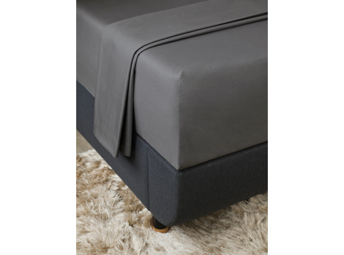 TEMPUR Luxe Cotton Sateen Fitted Bed Sheet 90x200x40cm