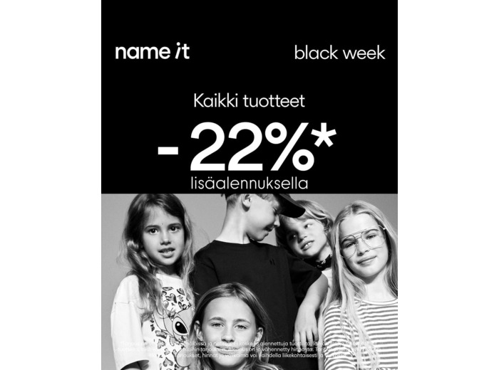 Extra -22% off all products*