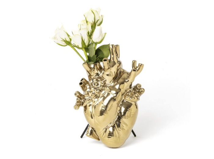 SELETTI Love in Bloom Gold Vase