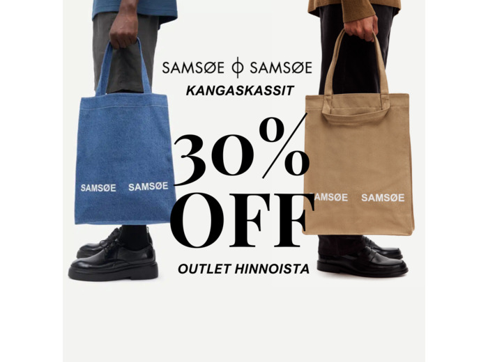 SAMSØE SAMSØE Kaikki Kangaskassit - 30% Outlet Hinnasta