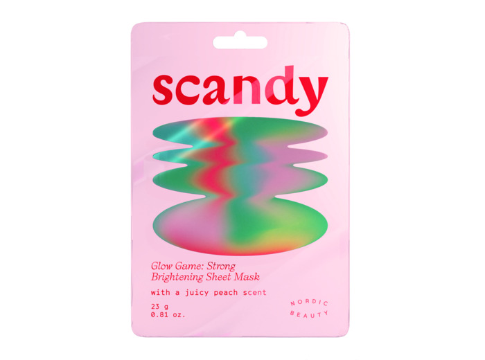 Scandy Glow Game: Strong Brightening Sheet Mask 1 pc