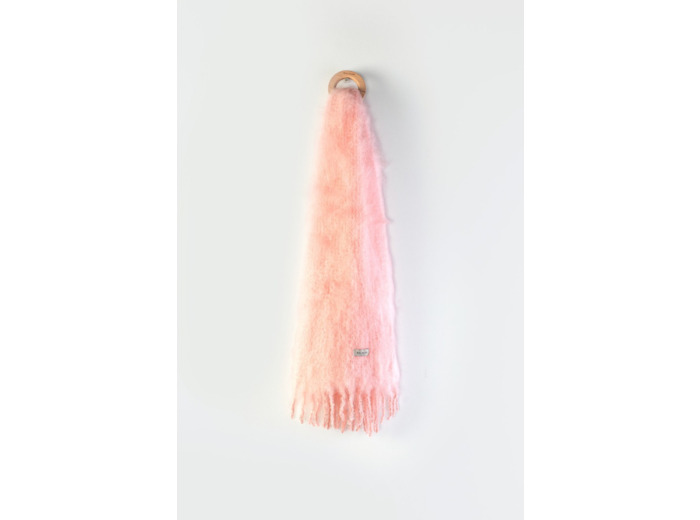 BALMUIR, Aurora kid mohair -huivi, 35x160cm, rhubarb