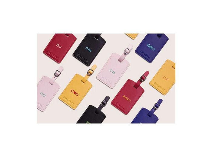 Free embossing+nametag valid 17-22 friday 31.10. when you purchase luggage