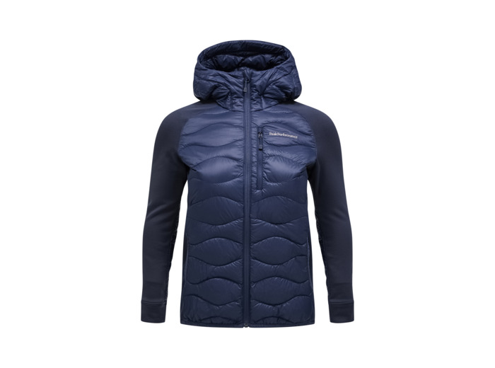 W Helium down hybrid hood jacket