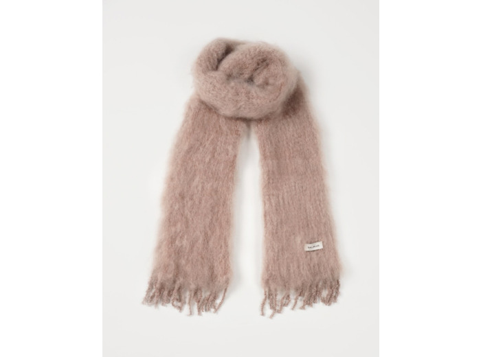 BALMUIR, Aurora kid mohair -huivi, 35x160cm, mink