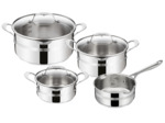 JO Cook Smart set 7 pcs. (Saucepan 16 cm, Stewpots 16/20/24 cm w. 3 lids)