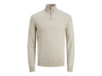 Knit with zipper