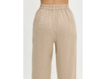 SAARI culottes-pellavahousut - beige