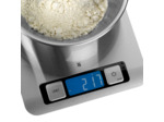 Kitchen scale digital 20x20 cm, 1 g/5 kg, stainless steel