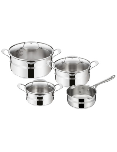 JO Cook Smart set 7 pcs. (Saucepan 16 cm, Stewpots 16/20/24 cm w. 3 lids)
