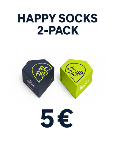 HAPPY SOCKS Best Friends-lahjapaketti, 2-pack