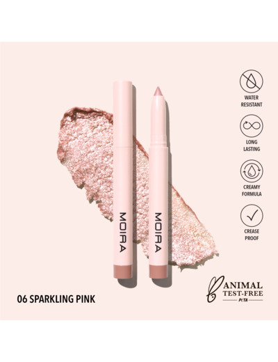 MOIRA At Glance Stick Shadow 006 Sparking Pink