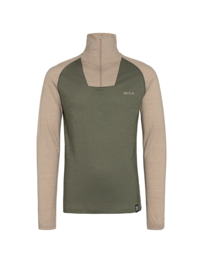 Retro Merino Wool Halfzip Sweater