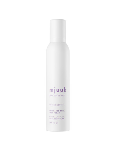 MJUUK NAKED SENSE FRAGRANCE-FREE VOLUME MOUSSE 250ML