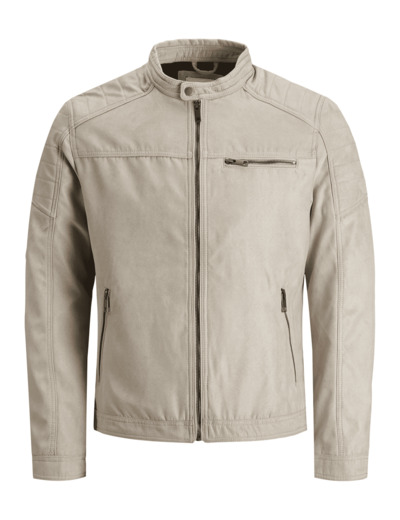 Faux leather jacket