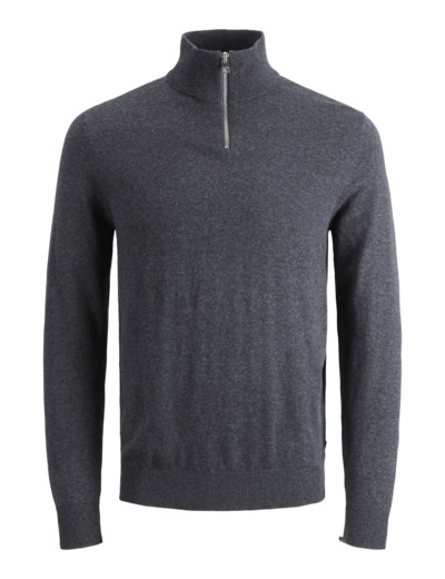 Knit with zipper