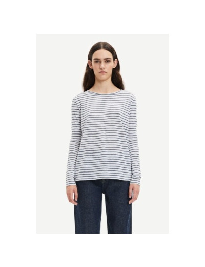SAMSØE SAMSØE Nobel Stripe LS Tee