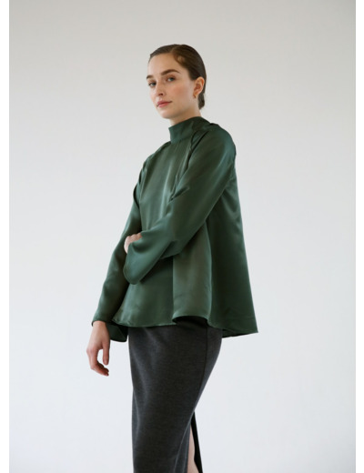 Eve blouse emerald