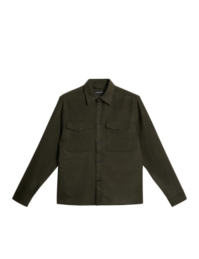 Flat Wool Overshirt FMOS11454 M354
