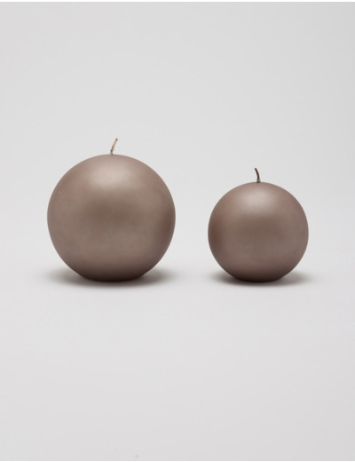 BALMUIR, Velvet-pallokynttilä, 12cm, smoke
