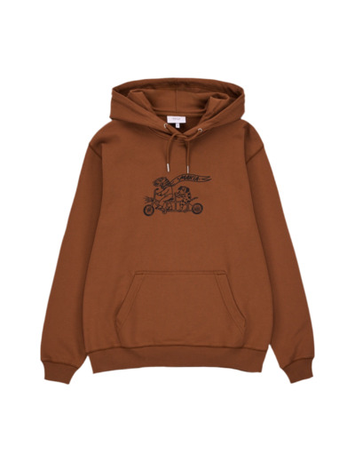 Cycling Cat Hooded Sweatshirt