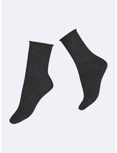COTTON COMFORT CUFF nilkkasukat - harmaa