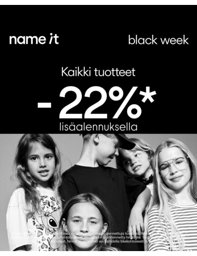 Extra -22% off all products*