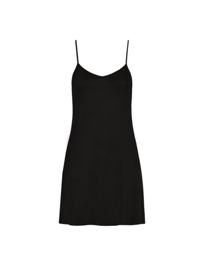 slip dress black