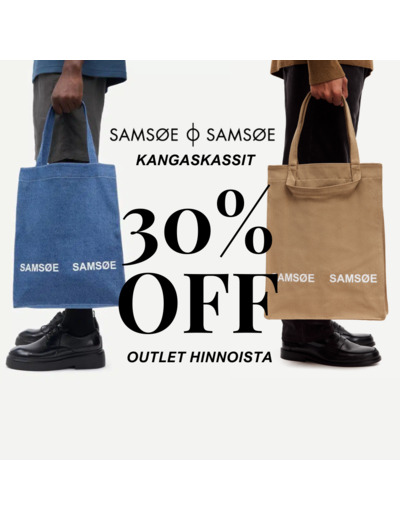 SAMSØE SAMSØE Kaikki Kangaskassit - 30% Outlet Hinnasta