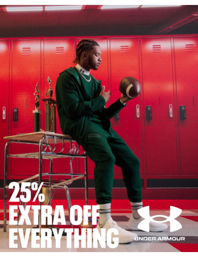 25% EXTRA OFF EVERYTHING!