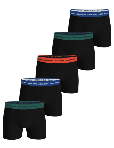 COTTON STRETCH BOXER 5p